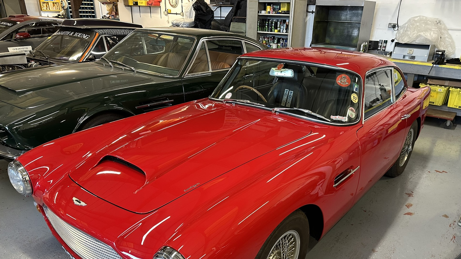 Our 6000 square foot workshop dedicated to classic Aston Martin models
